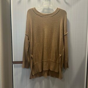 Brown oversized Aerie sweater